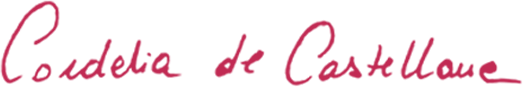 Cordelia de Castellane_Signature