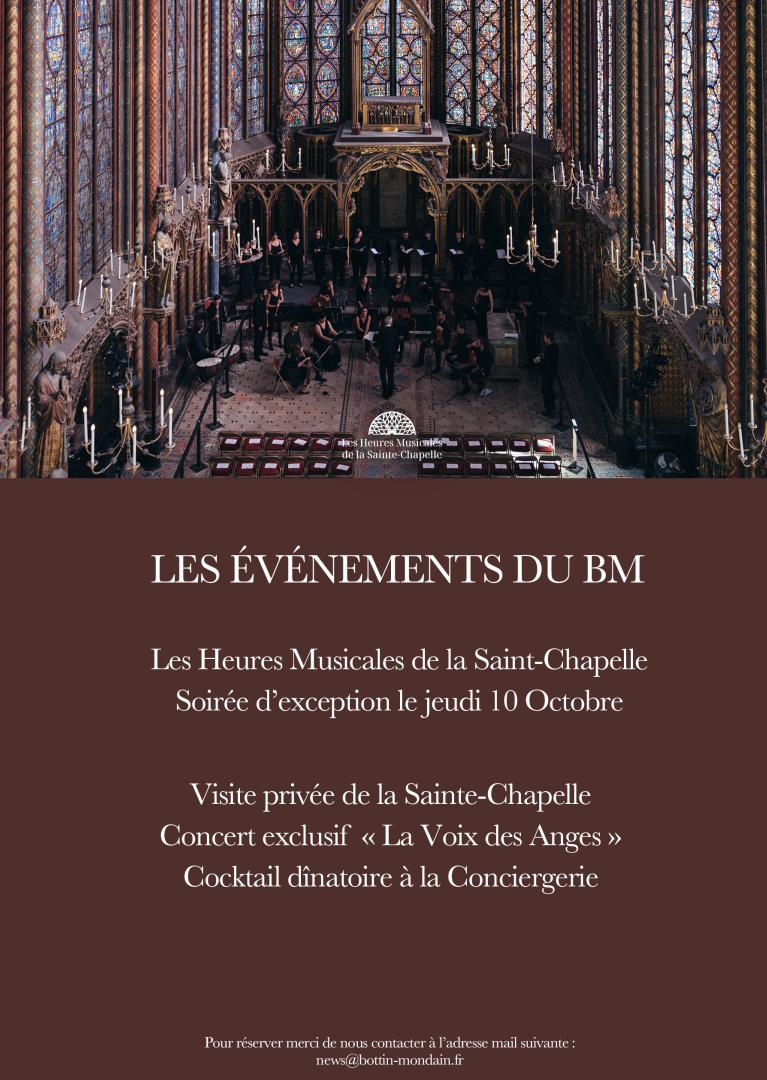 Le concert à la Sainte-Chapelle